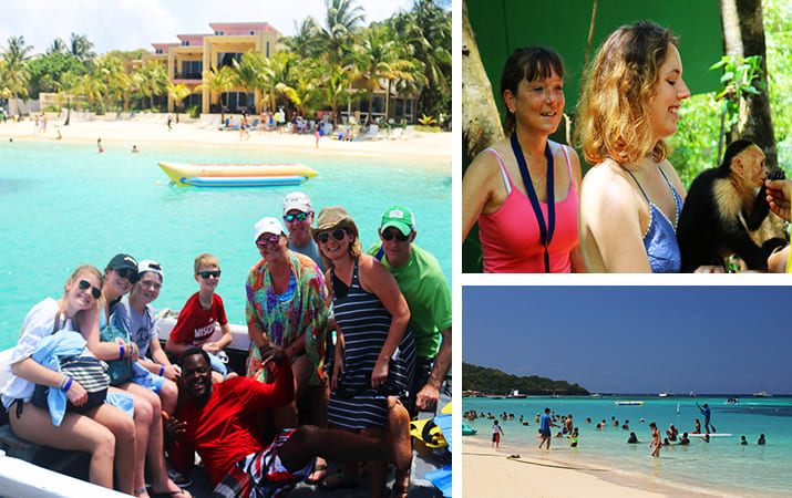 Fun under Roatan Sun