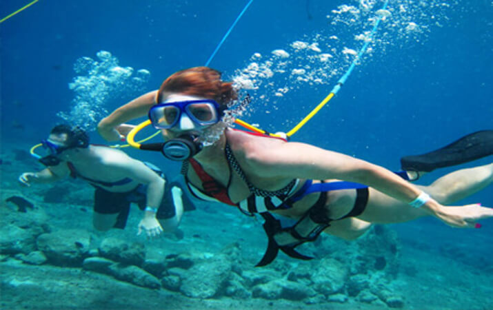 Roatan snuba adventure