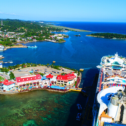 Roatan village Cruise Port