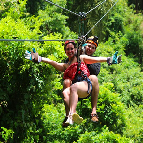 Roatan Canopy cruise ship