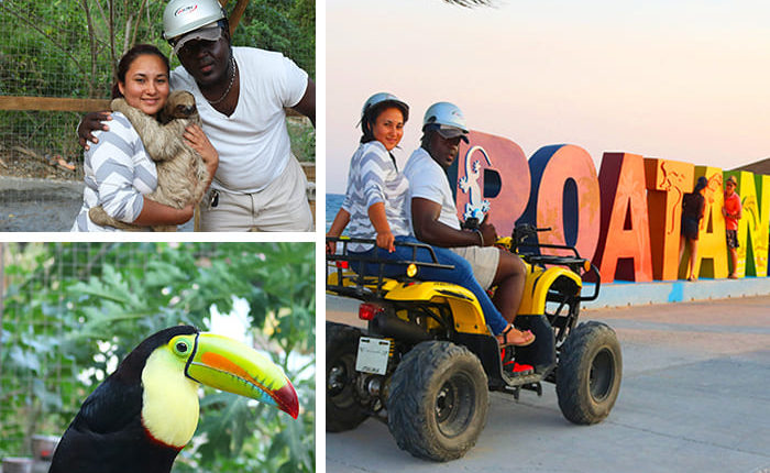 Roatan Atv sloth tour