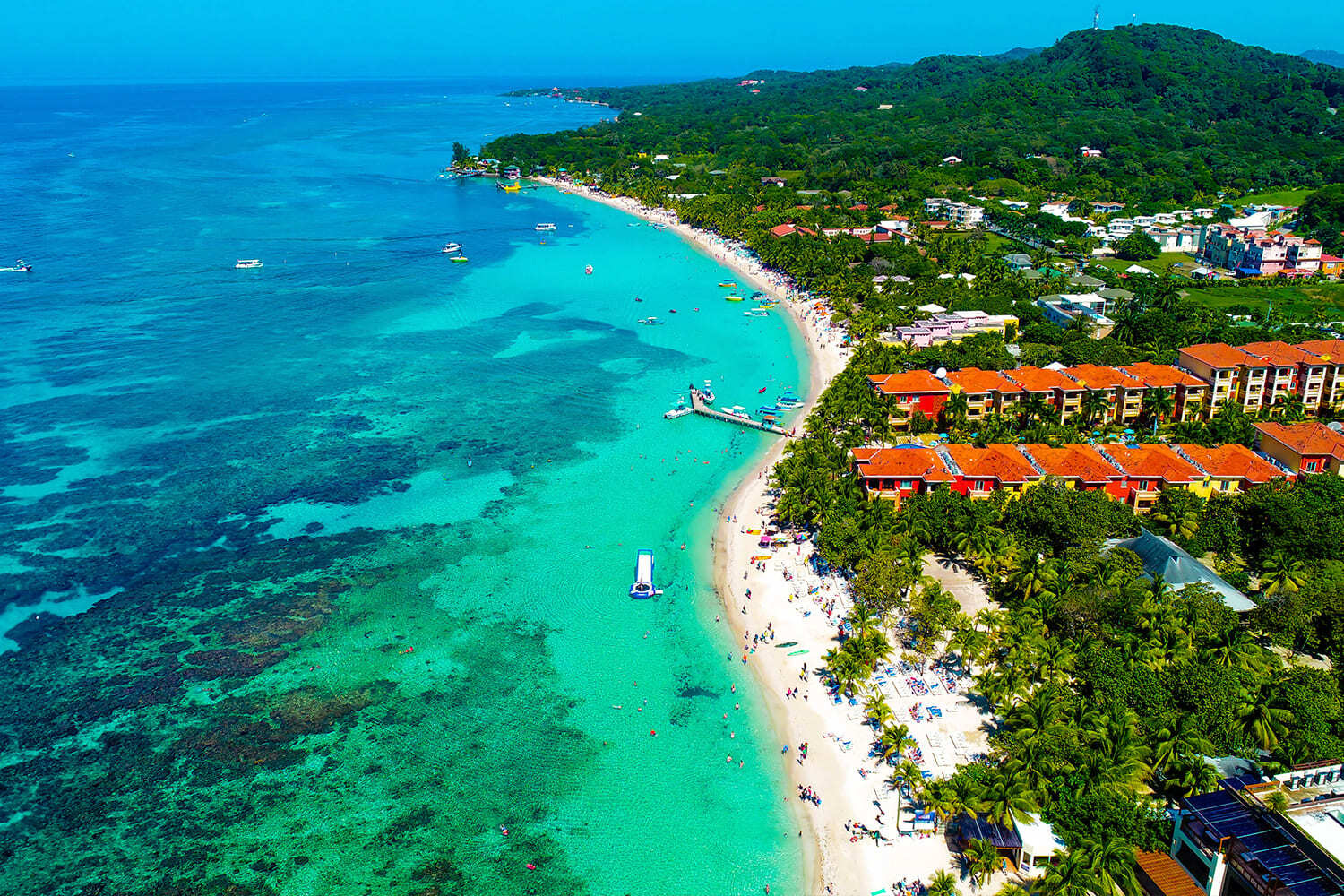 Roatan Glass Bottom Boat, City Tour and Beach Break - Roatan Five Stars